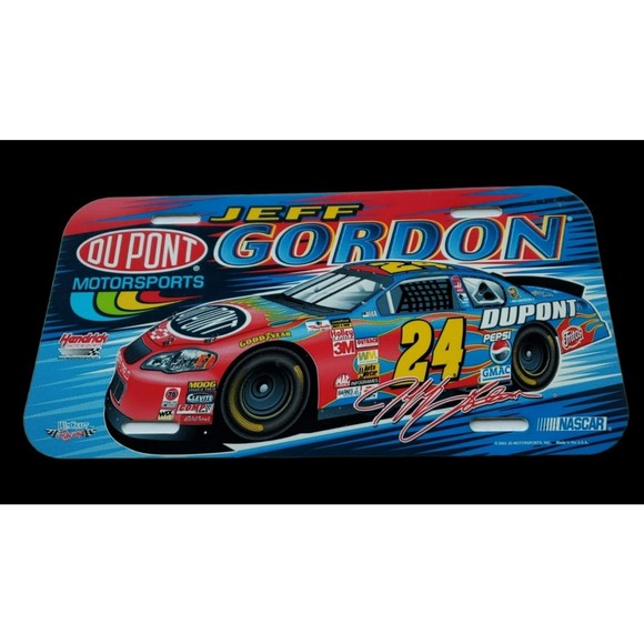 Wincraft Racing & Winner's Circle Jeff Gordon #24 Plastic License Plate Lot OF 2 - Picture 4 of 10